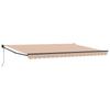 Retractable Awning Multicolored 450 X 300 Cm Polyester and Metal