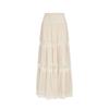 VEROMODA Chiffon Lace Pleated A-Line Skirt