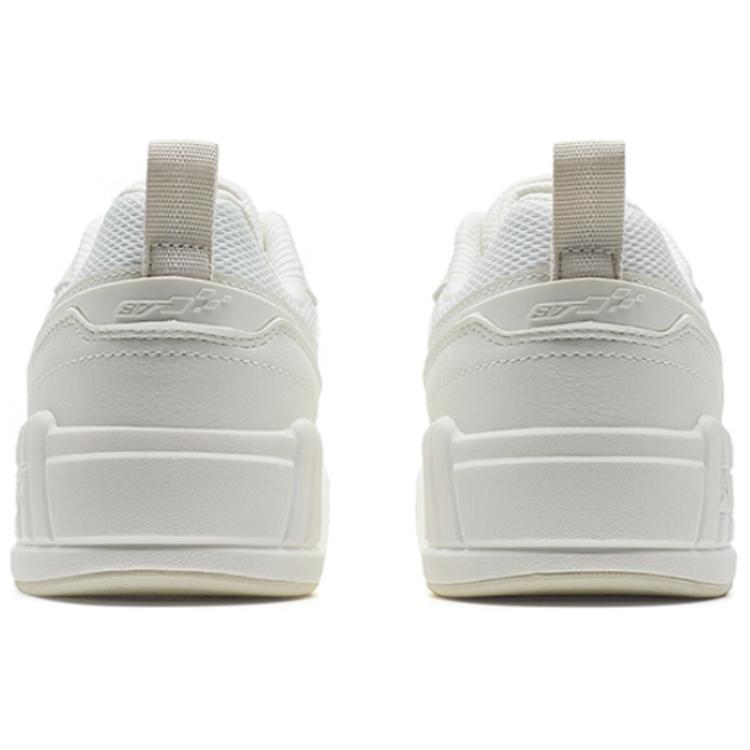 Xtep Qilang Lite Comfortable Versatile Non-Slip Wear-Resistant Low-Top Skate Shoes Women skate shoes White 975218310031-5