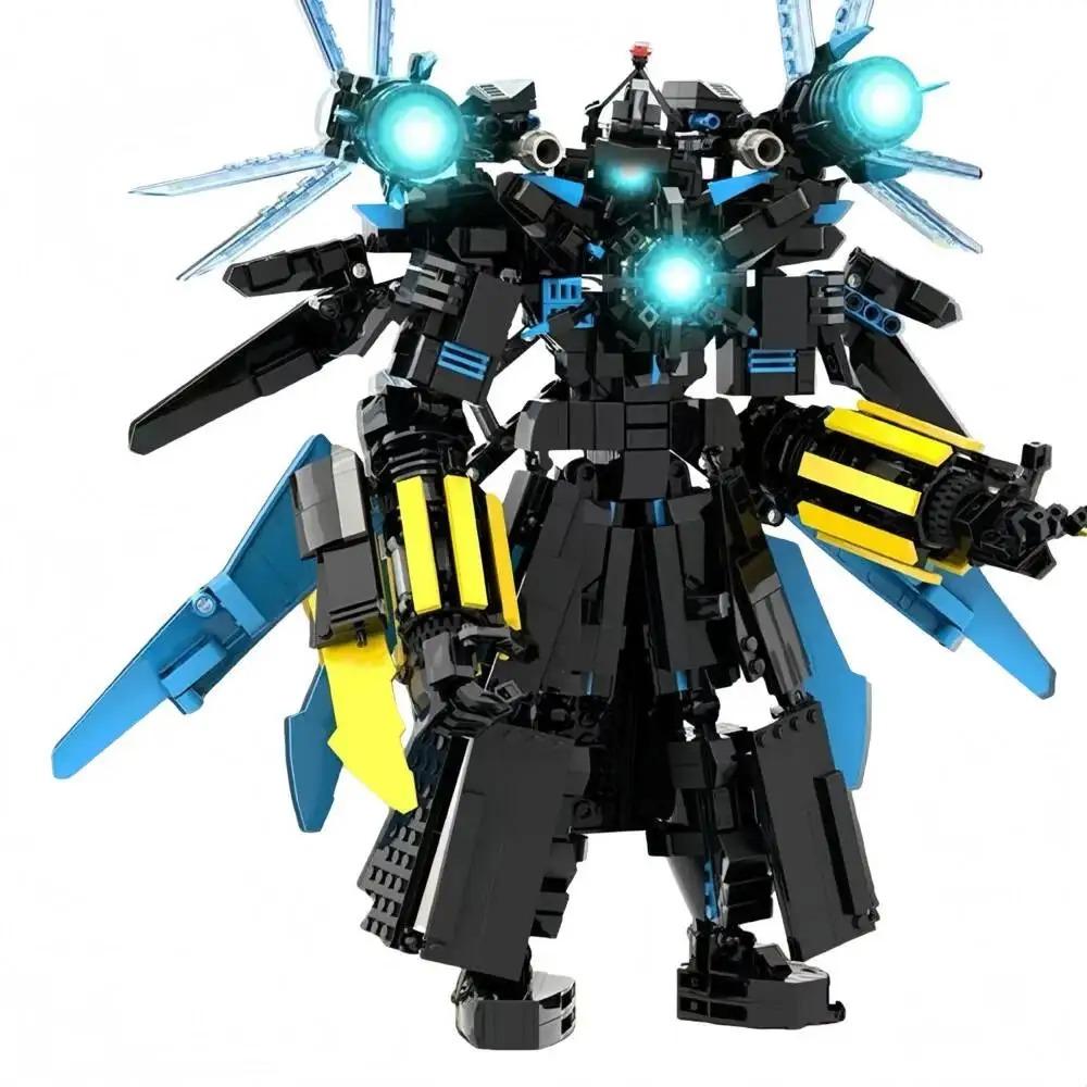 Skibidi Toilet Building Block Toys Cameraman Clock Man Speakerman Tv Man Skibidi Toilet Drillman Speaker Man Titan Clockman