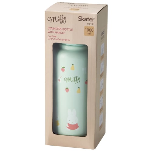 Skater Stainless Steel Direct Bottle with Handle 1000ml Water Bottle Mug Bottle Miffy STD10H-A