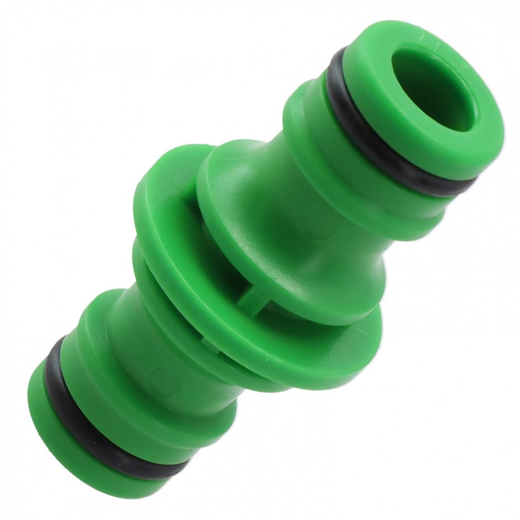 Connector Hose 1/2\" Hose Connections 2 Way Black/green