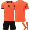 Camisa de Futebol da Holanda para a Copa do Mundo de 2026 para Crianças e Adultos