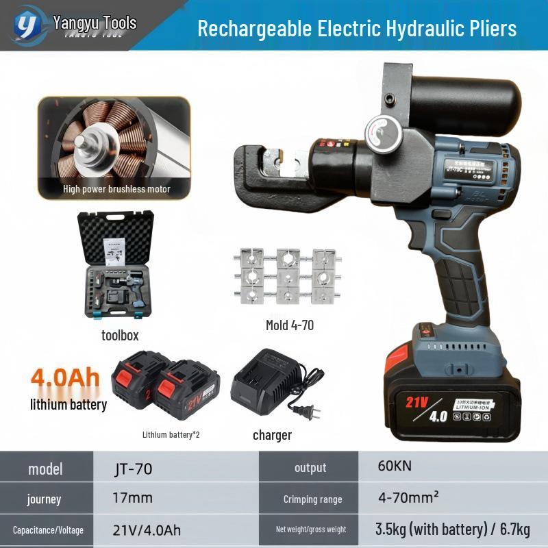 Manual Hydraulic Crimping Tool YQK Series for Copper and Aluminum Lugs