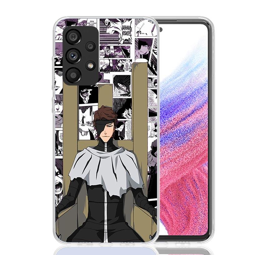 Aizen Sousuke Bleach Phone Case For Samsung Galaxy A17 A16 A14 A15 A13 A57 A56 A54 A55 A53 A37 A36 A34 A35 A33 A26 A24 A25 A23 G