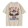 Funny WTF Is A Kilometer America July 4th Eagle Meme Tshirts Unisexs Women Vintage High Quality T Shirt Oversized Street Tshirt