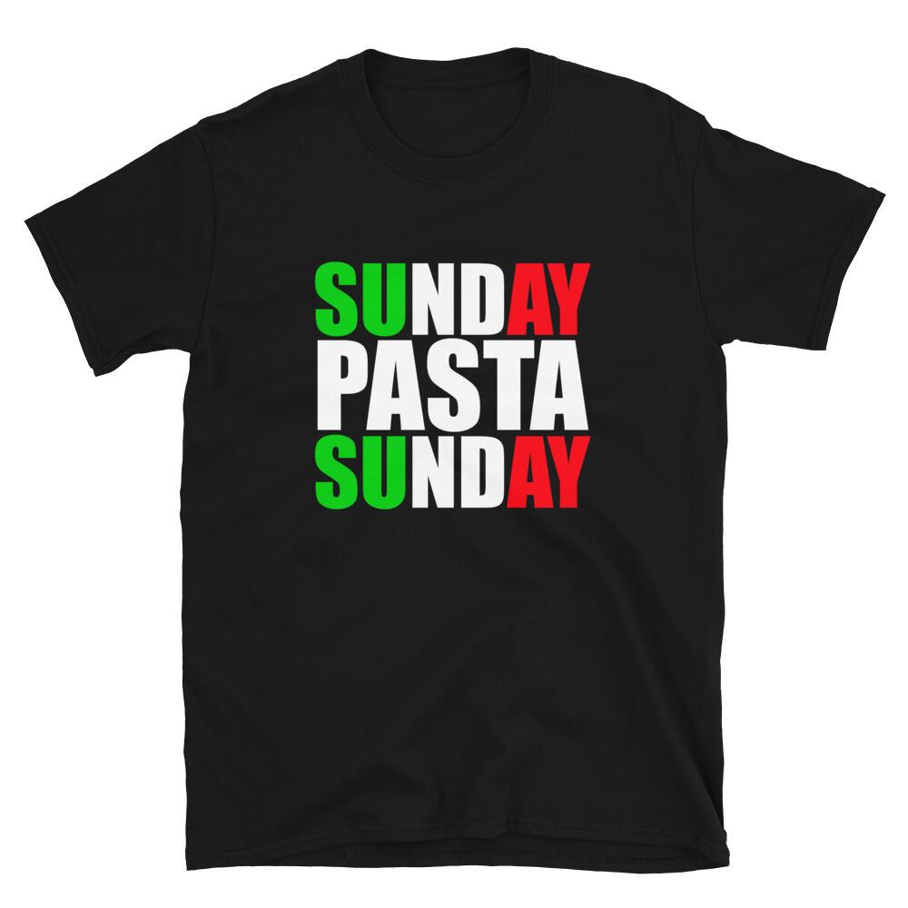 New Sunday Pasta Sunday Italian-American Tradition Mangia T-Shirt