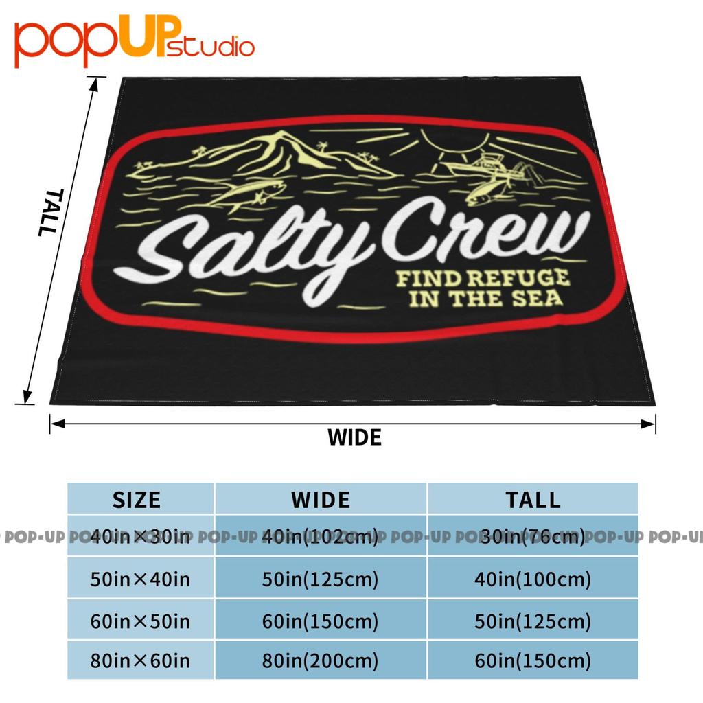 Salty Crew Logo Ultra-Soft Blanket Quilt Winter Sofa Cover Bed Covers
