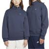 Nike Solid Color Stand Collar Pullover Sweatshirt Unisex Tops Blue DQ5210-437