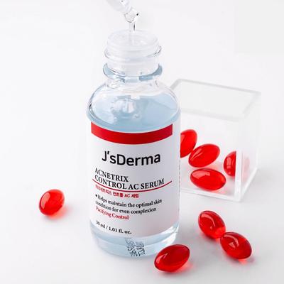J'sDerma Acnetrix Control AC Serum 30ml, Anti-Aging, Moisturizing, Korean Cosmetics, Kbeauty, Sample