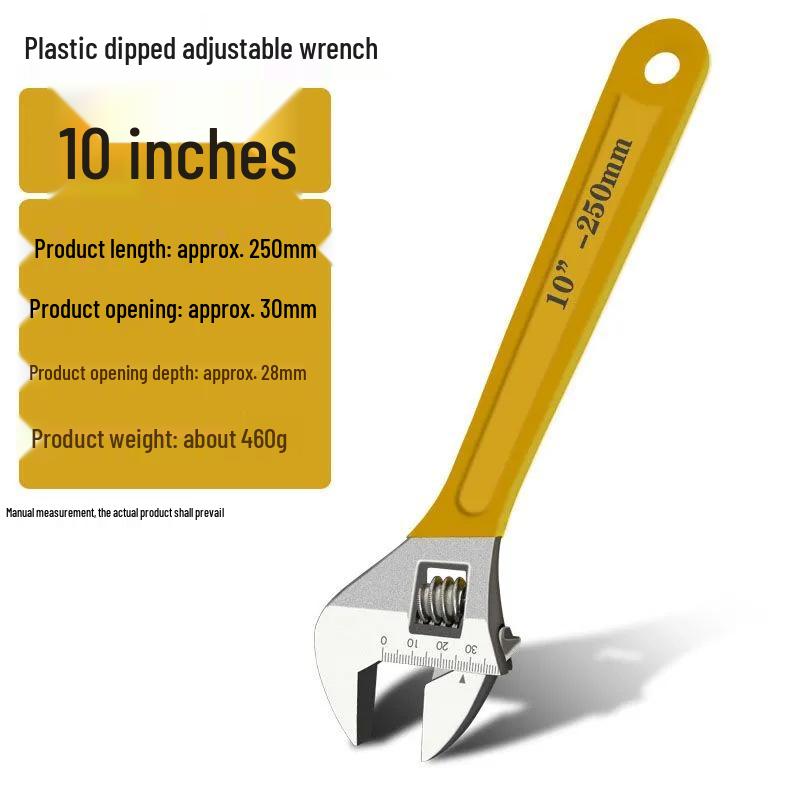 Multifunctional Universal Large Opening Adjustable Wrench - 6" & 8