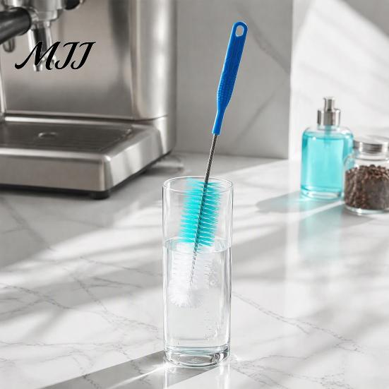 Baby Bottle Straw Scrubber 12Pcs Flexible Pipe Cleaning Brush Kit with Long Nylon Bristles for Glass Straws Medical Tube Tubes And Bottles,