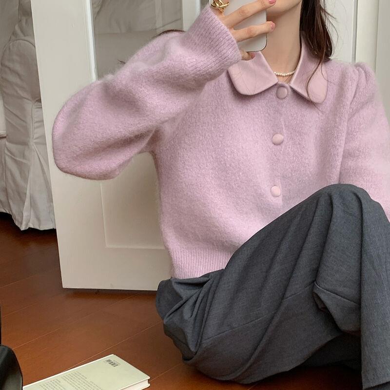 Strickjacke Pullover Pullover Weibliche 2023 Strickjacke Pullover Frauen Sinn Für Design Herbst Langarm Pullover Pullover Weibliche