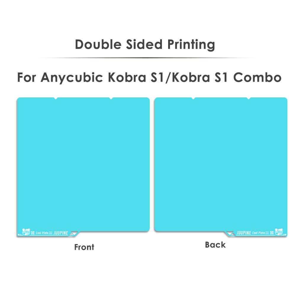 2026 New Cold Plate OMG Glacier for Anycubic Kobra S1 Build Plate Kobra 3 Cool Bed PLA PETG Strong Adhesion Kobra 3 Accessories 1PCS