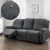 4/6/8Pcs/Set Stretch Jacquard Sofa Cover Splash-Proof Recliner Slipcover With Elastic Bottom And Side Pocket Furniture Protector