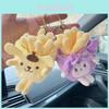 Adorable Kuromi French Fries Plush Keychain Doll Cute Stuffed Toy For Kids And Students