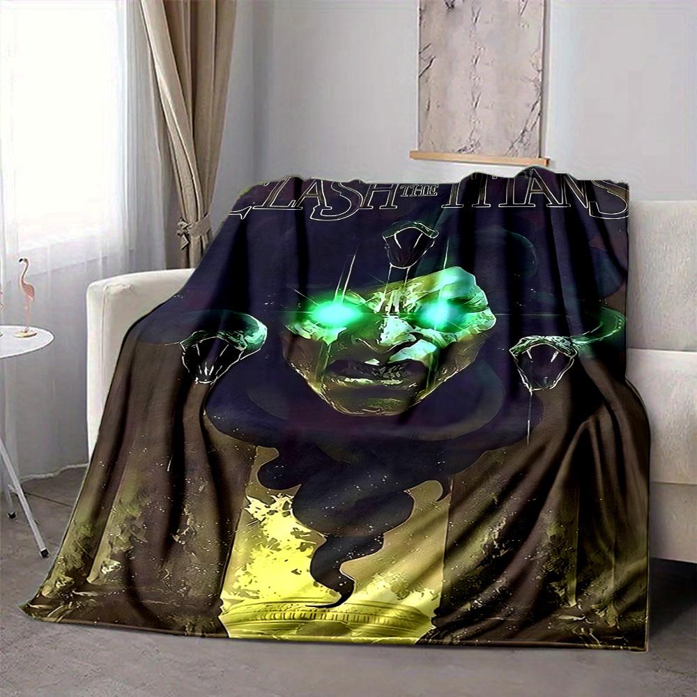1pc Clash of the Titans Blanket Polyester Fiber, All Season Comfort for Sofa, Bed, Office, Car, Camping Ideal Home Decor & Gift, Office Comfort