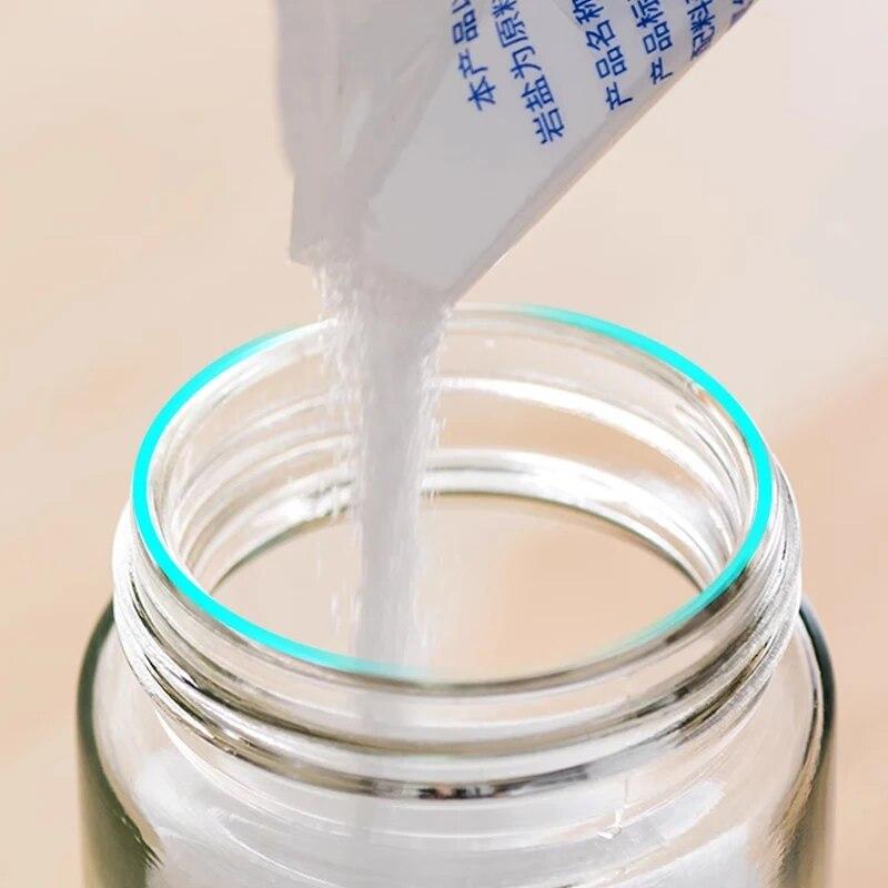 Control uniform din sticlă Piper Sare Condiment Zahăr Sticla de condimente Presare Recipient Depozitare Borcan de condimente pentru grătar