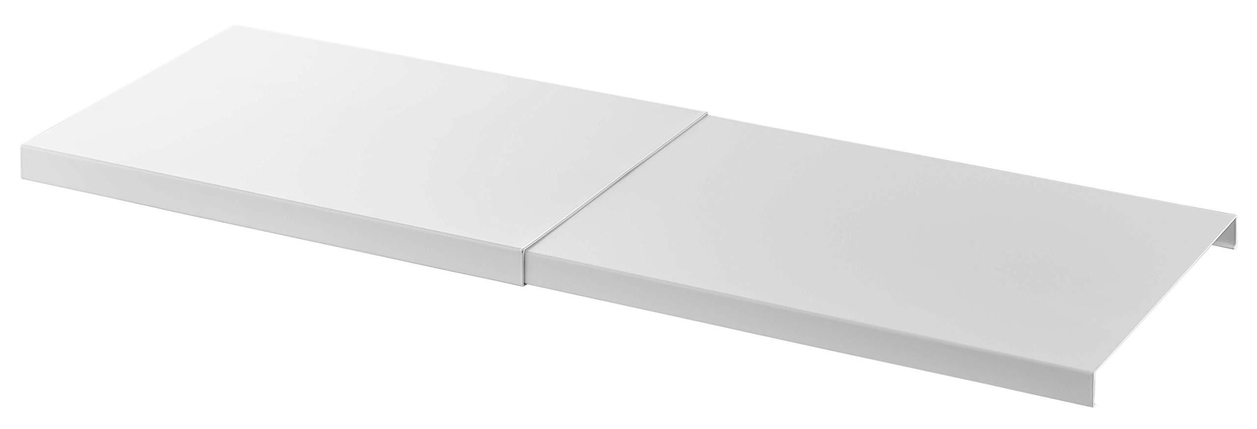 

Yamazaki Раздвижная полка на распорном стержне, Большая, Белая, Прибл.. Ш46,5~90см x Г33см x В3см, Простая полка, Просто поместите на распорную штангу, 5325