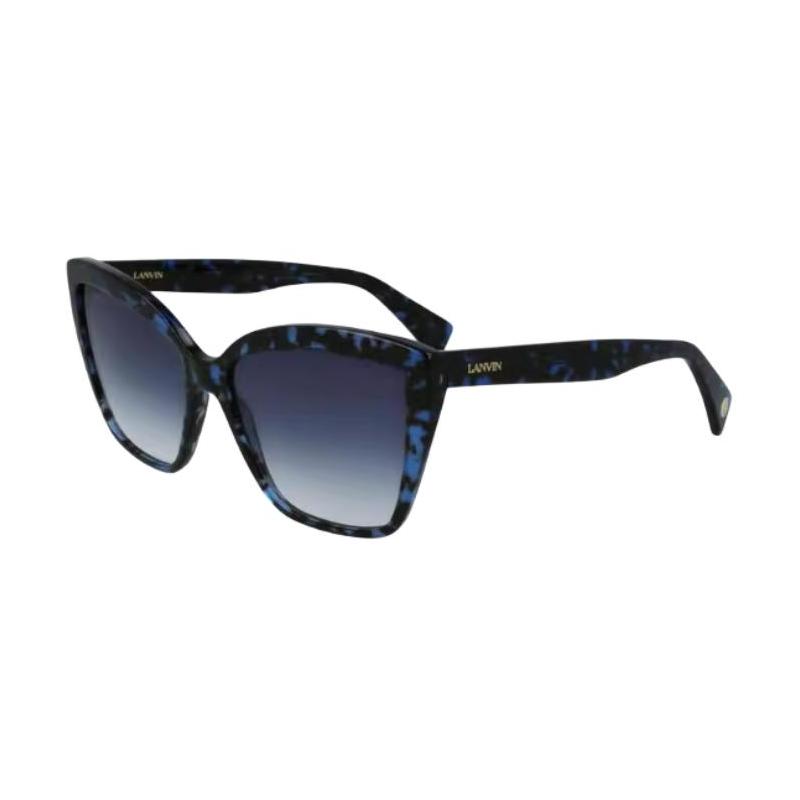 Lanvin Full rim design Acetate Irregular sunglasses Women s Blue 5729830476130 синий