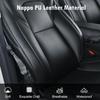 For Tesla Model Y Juniper 2025 Seat Covers 5 Seater for Model Y 20-24 Dog Pet Seat Covers Nappa PU Front & Rear Seat Protectors