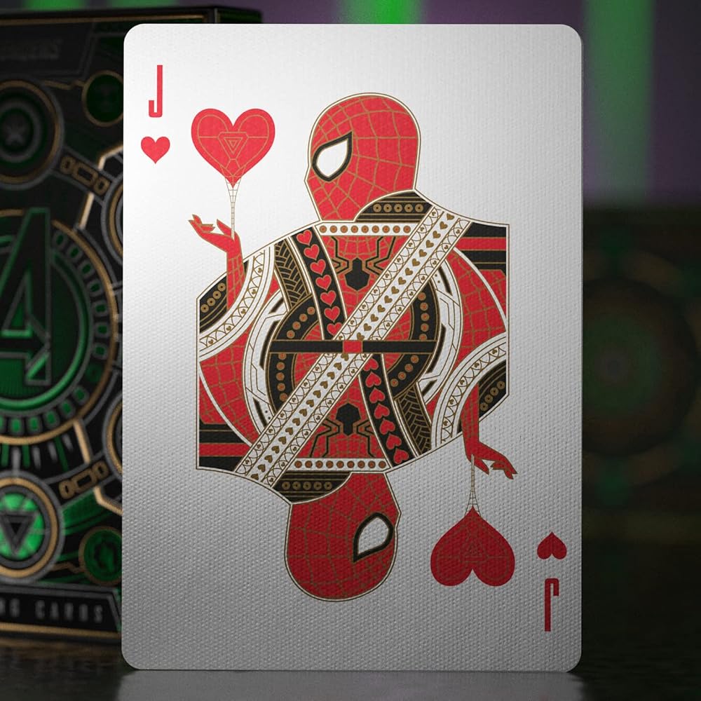 Theory11 Avengers: Infinity Saga Playing Cards Green