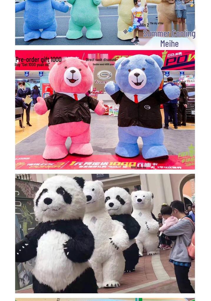 Inflatable King Kong and Gorilla Mascot Costume for Performances