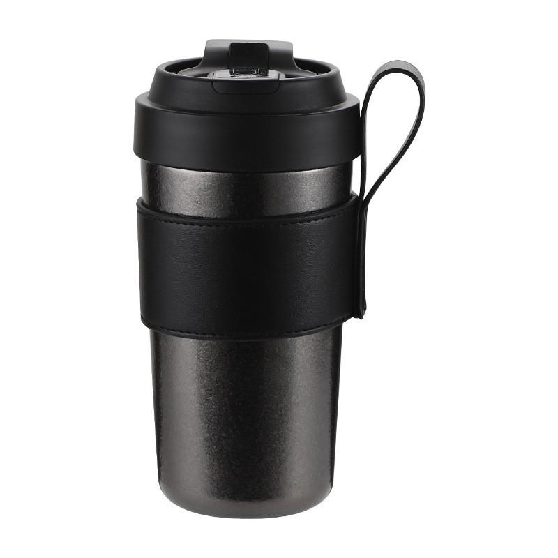 Titanium Vacuum Insulated Coffee Cup 500ml Double Wall Travel Mug Outdoor Car Use Unisex Modern Minimalist Design