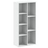 VidaXL Bookcase White 50x25x105 Cm Engineered Wood, Shelf, Bookshelf, Book Support, Storage Cabinet, 852789