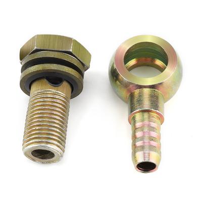 Paar M12 * 1,25mm Motorrad Umbau Ölkühler Anschlüsse Stecker M8 Kugelkopf Adapter