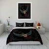 Stylish Skull Bird Decor Set Exquisite Three-Piece Bedding Set Gift For Kids And Adults