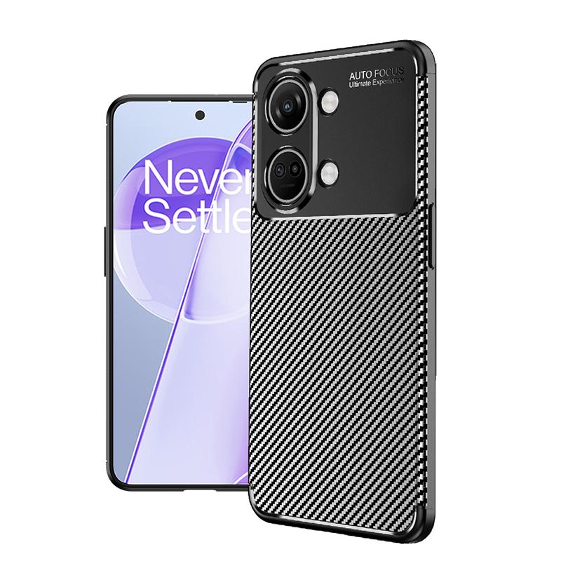 

For Cover Oneplus Nord 3 5G Case Oneplus Nord 3 Capas Shockproof Bumper Back Soft TPU Carbon Fiber Cover Oneplus Nord 3 Nord3 5G Oneplus Nord 3 5G чёрный