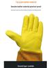 14-Inch Thorn-Proof Rose Pruning Gloves - Genuine Leather Gardening Gloves for Left and Right Hand.