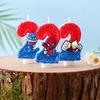 Creative Digital Birthday Candles with Cartoon Characters for Children's Cake Decoration