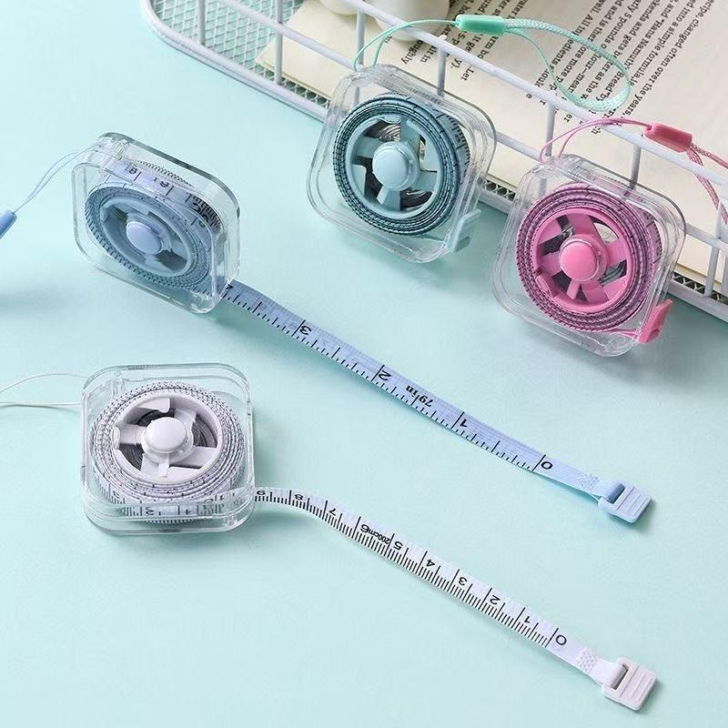 2-Meter Mini Metric And Imperial Durable Measuring Tape Multifunctional And High-Precision Household Shrinkage Measuring Tape