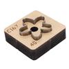 Leather Cutting Die Flower Shaped Metal Leathercraft Cutter Punching Mold Art Crafting Tool