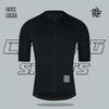 Mens Cycling Jersey Shorts Set - Quick Dry Milk Silk Short Sleeve Top With 6 Horizontal Stripes Breathable Bike Wear