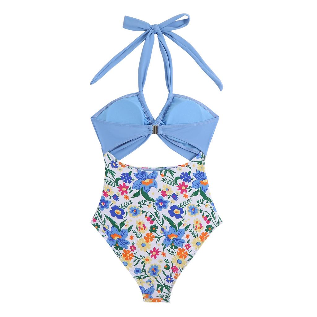 Dames badedrakt i ensfarge Sense Bikini med brystpute uten stålspile Badedrakt