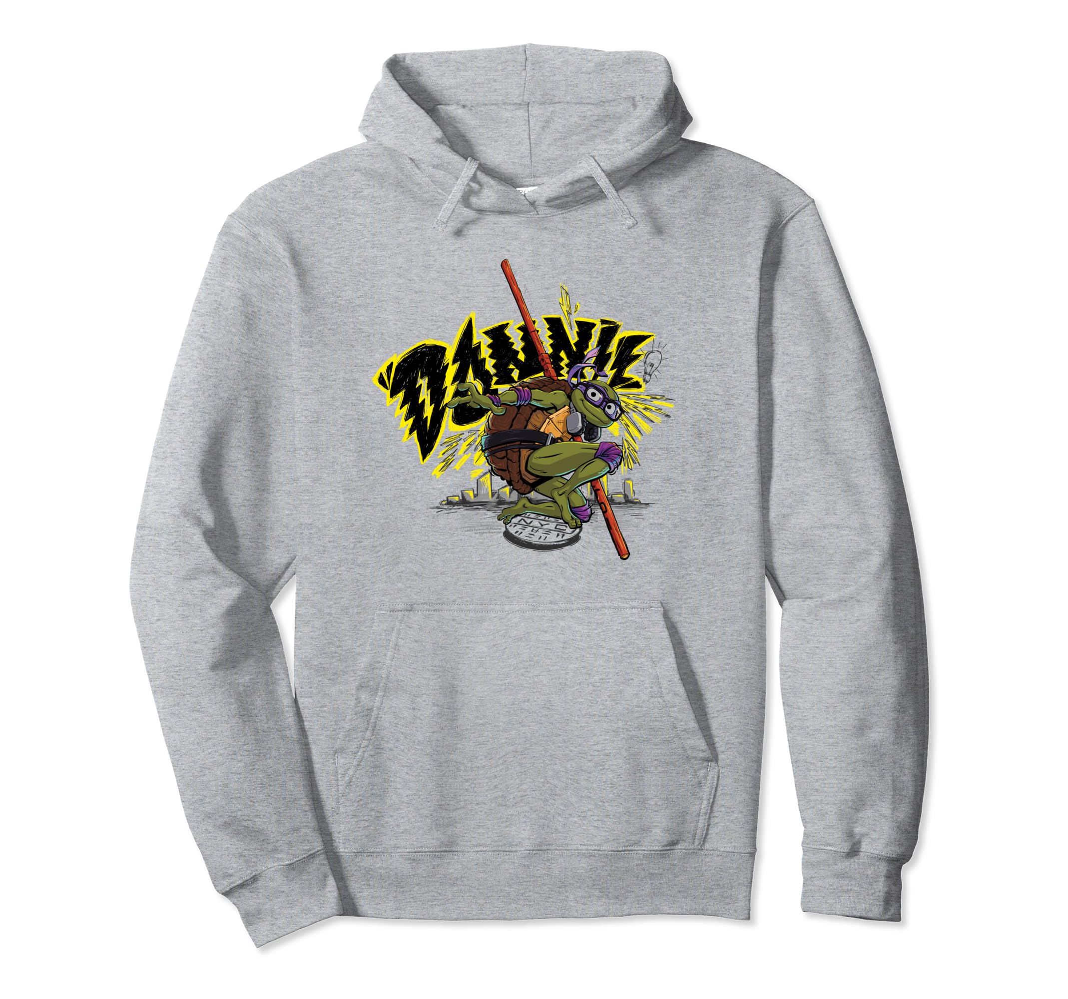 

Черепашки-ниндзя: Толстовка с капюшоном «Безумие мутантов» Донни Лапы