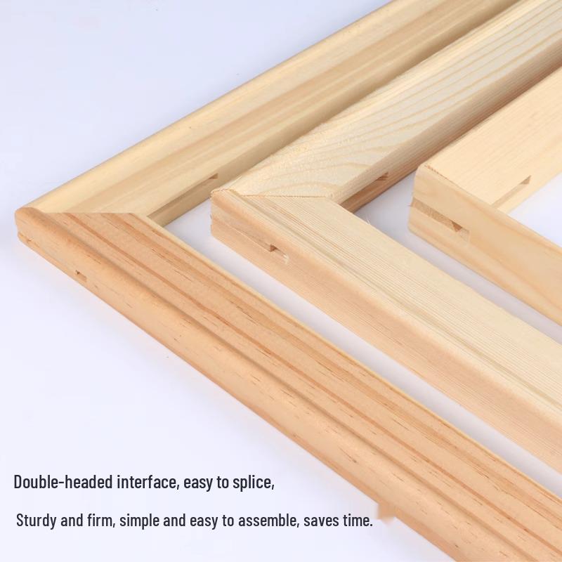 Zesílené masivní dřevo s čepem a drážkou Plátna napínací rámy pro olejomalby