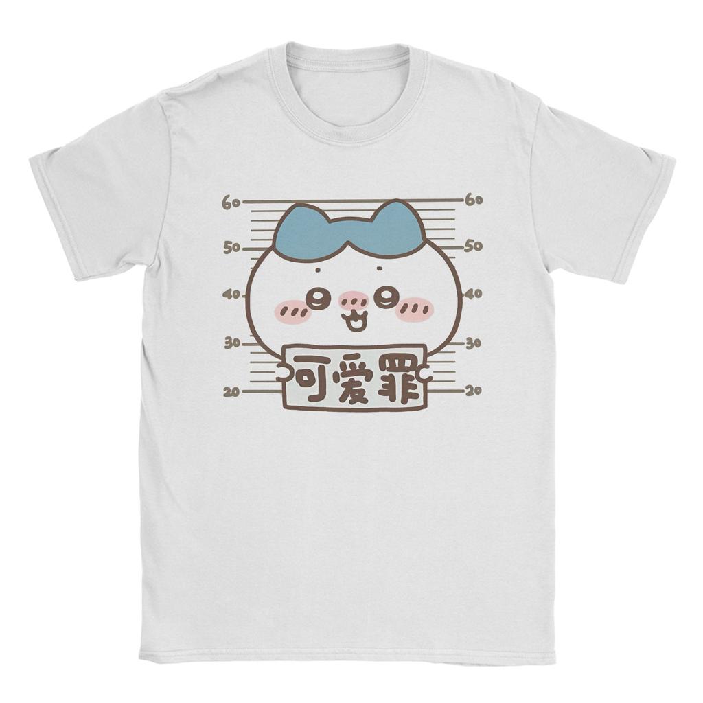 Chiikawa inspiriertes 3-in-1 süßes Design T-Shirt Herren Damen Neuheit Baumwoll-T-Shirts Rundhals Kurzarm T-Shirt Original Oberteile