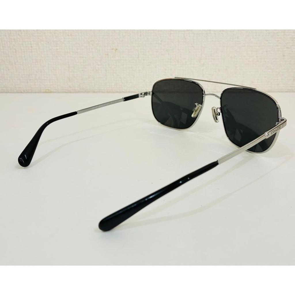 Used COACHMen's sunglasses HC7084 Silver/Gray (with case and cloth)
