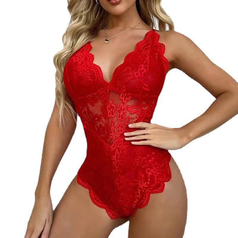 European Plus Size Sexy Lace Bodysuit & Pajamas for Women