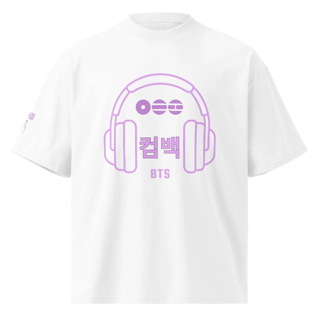BTS ARMY Limited Edition Eco Oversized T-shirt – Premium Organic Cotton Tee – Aesthetic Kpop Streetwear Gift for K-pop Fans
