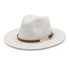 Top Hat Woolen Western Cowboy Top Hat Ethnic Style Men And Women Couple Hat Czy-225