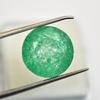 Natural Green Emerald Loose Gemstone Colombian 21 Ct Round Shape for Jewelry Making and Crafts