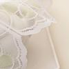 Translucents Laces Short Valance Butterfly Design Tulle Short Curtain for Bedroom Living Room Dining Room Window