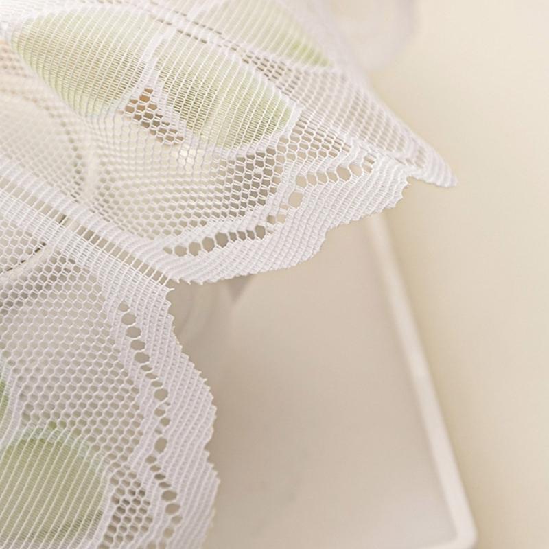 Translucents Laces Short Valance Butterfly Design Tulle Short Curtain for Bedroom Living Room Dining Room Window