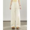 TERRE BLEUE Women's Casual Wide-Leg Track Pants