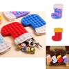 Weihnachtsstrumpf Pop It Fidget Spielzeug mit leuchtenden Farben und angenehmen Geräuschen für Kinder